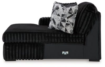 Midnight-Madness Super Chaise - Furniture Citi (Multi Location - MI)
