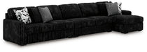 Midnight-Madness Sectional with Chaise - Furniture Citi (Multi Location - MI)