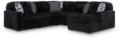 Midnight-Madness Sectional with Chaise - Furniture Citi (Multi Location - MI)