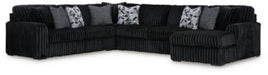 Midnight-Madness Sectional with Chaise - Furniture Citi (Multi Location - MI)