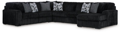 Midnight-Madness Sectional with Chaise - Furniture Citi (Multi Location - MI)