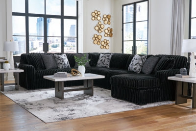 Midnight-Madness Sectional with Chaise - Furniture Citi (Multi Location - MI)