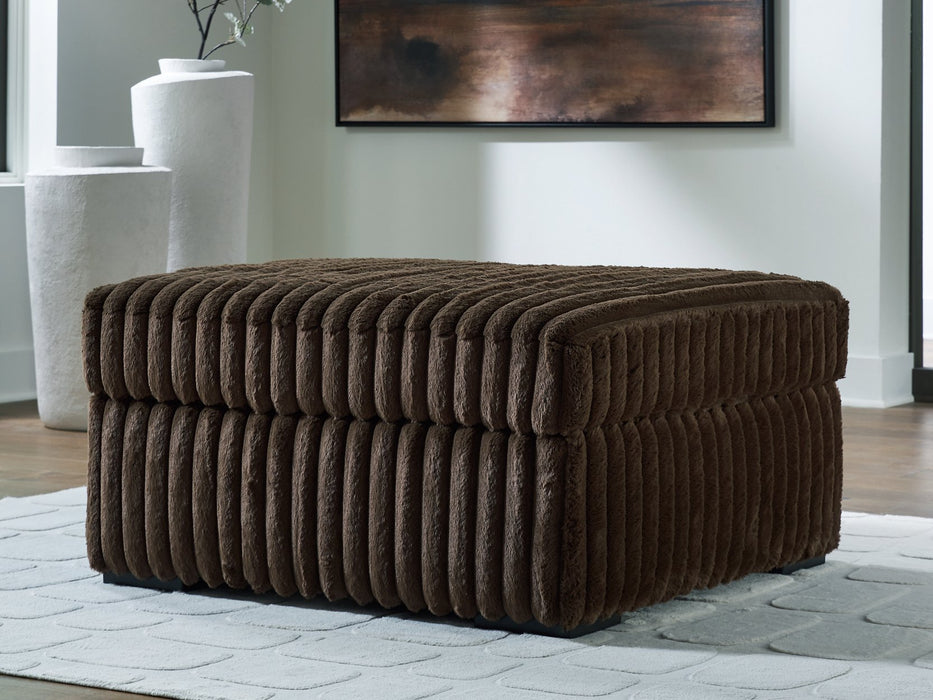 Midnight-Madness Oversized Accent Ottoman - Furniture Citi (Multi Location - MI)