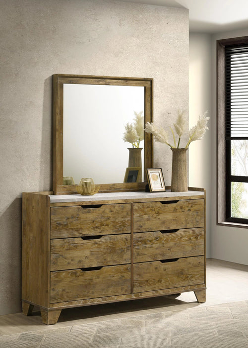King Bed Frame - Dresser - Mirror - Chest - Nightstand