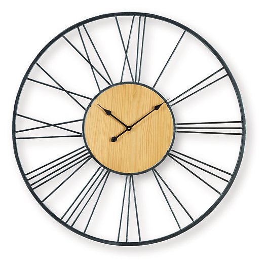 Brockett Wall Clock - Furniture Citi (Multi Location - MI)