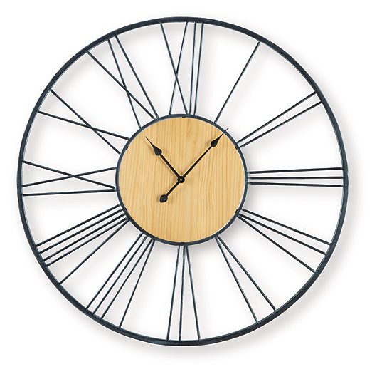 Brockett Wall Clock - Furniture Citi (Multi Location - MI)