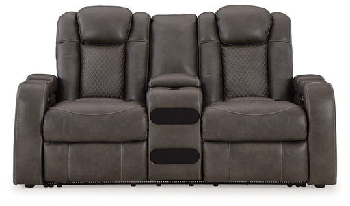 Fyne-Dyme Power Reclining Loveseat with Console - Furniture Citi (Multi Location - MI)