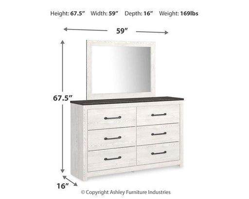 Gerridan Dresser and Mirror - Furniture Citi (Multi Location - MI)
