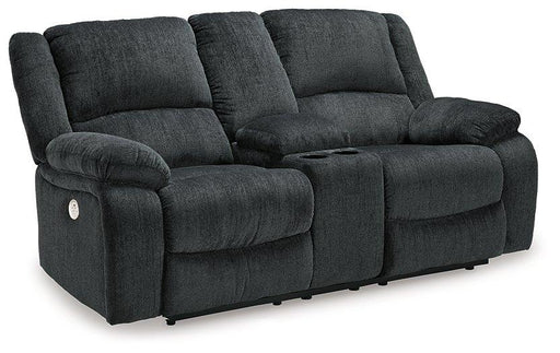 Draycoll Power Reclining Loveseat with Console - Furniture Citi (Multi Location - MI)