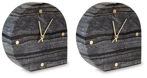 Janmour Table Clock (Set of 2) - Furniture Citi (Multi Location - MI)