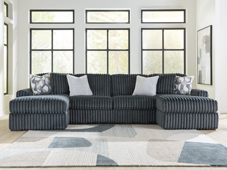 Midnight-Madness Sectional with Chaise - Furniture Citi (Multi Location - MI)