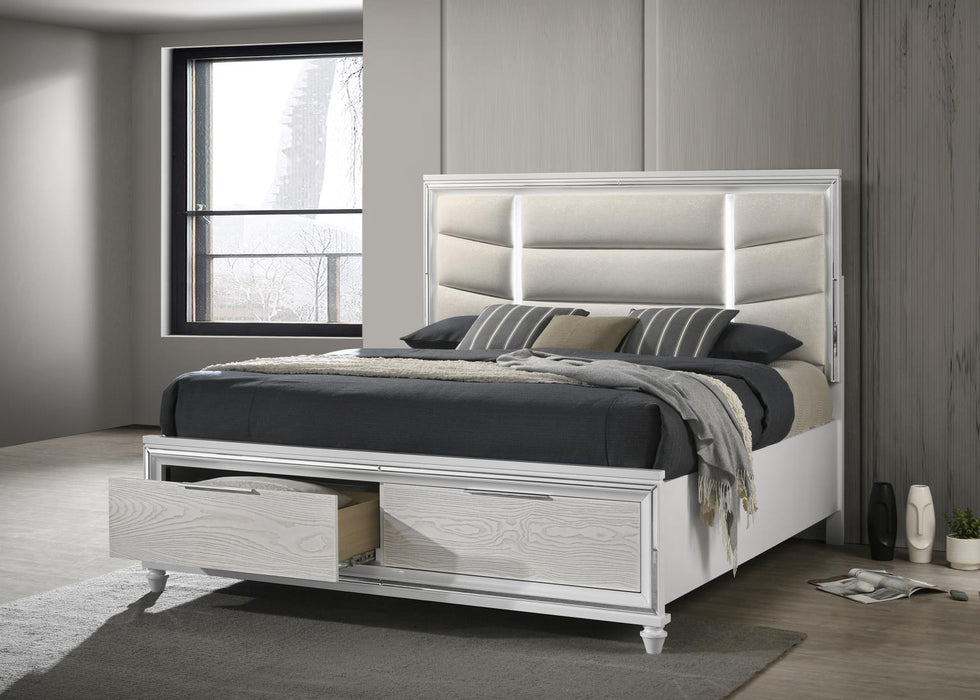 B027 Pale Almond Bed - Furniture Citi (Multi Location - MI)