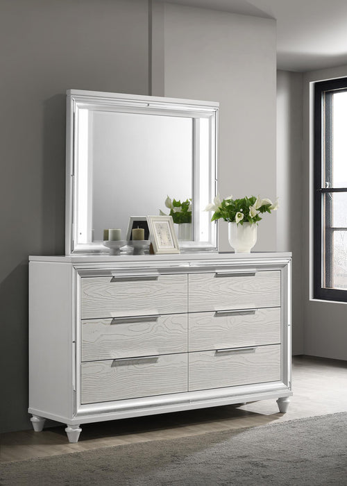 B027 Pale Almond Mirror