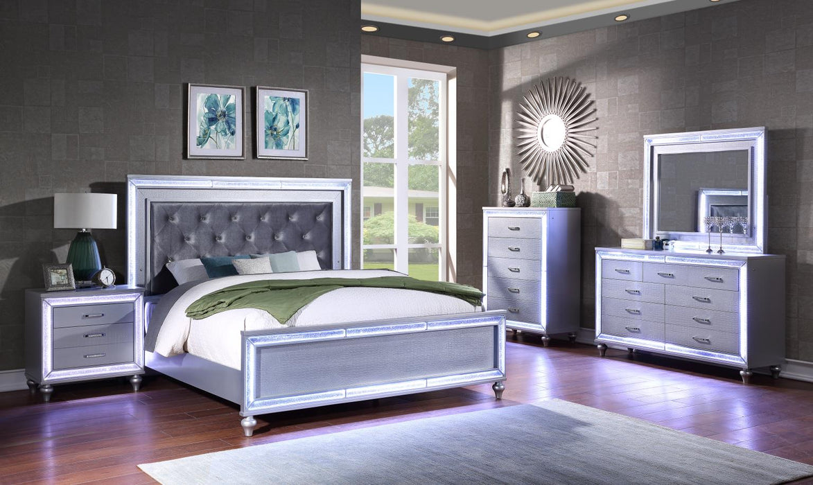 B032 King Bed-Dresser-Mirror