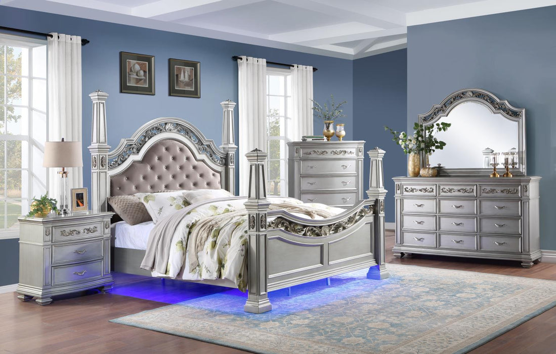 B062 Bed Frame-Dresser-Mirror-Chest-Nightstand - Furniture Citi (Multi Location - MI)