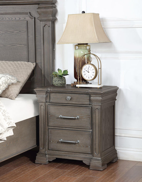 B067 Dark Gray Night Stand
