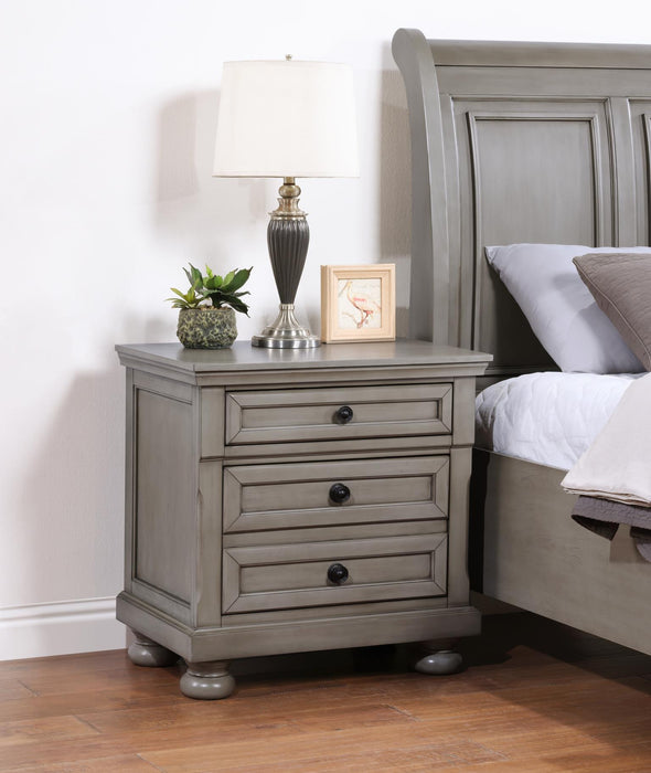 B070 Light Gray Nightstand