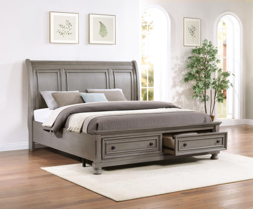 B070 Light Gray Bed - Furniture Citi (Multi Location - MI)