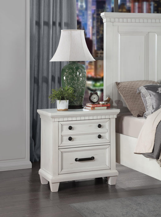B078 White Night Stand