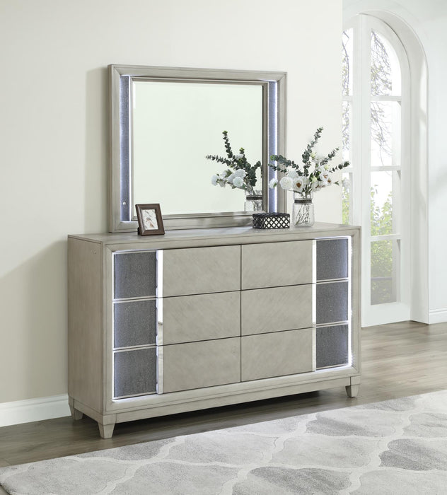 B090 Gray Dresser