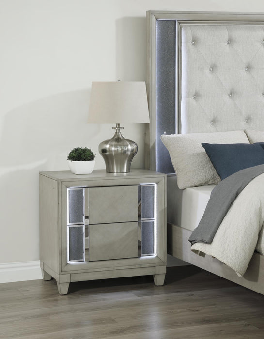 B090 Gray Night Stand