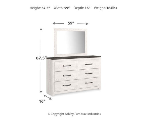 Gerridan Dresser and Mirror - Furniture Citi (Multi Location - MI)