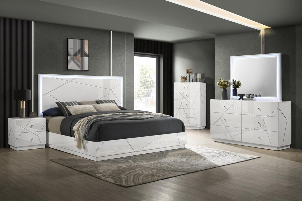 White Led Mirror