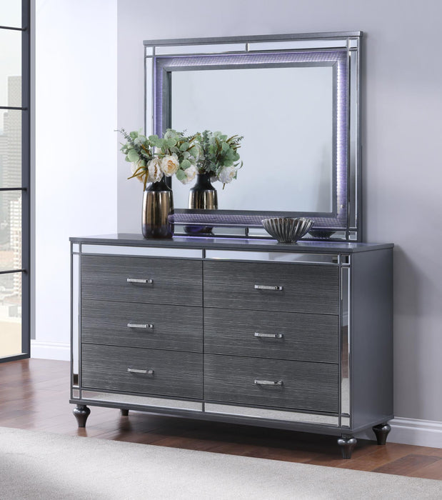 B223 Charcoal Gloss Dresser