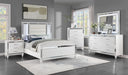 B224 New White Bed Frame-Dresser-Mirror-Chest-Nightstand - Furniture Citi (Multi Location - MI)
