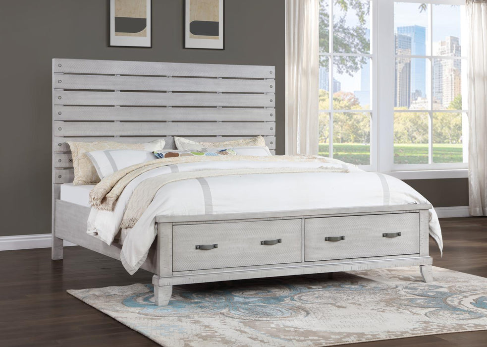 B250 Rustic Gray King Bed
