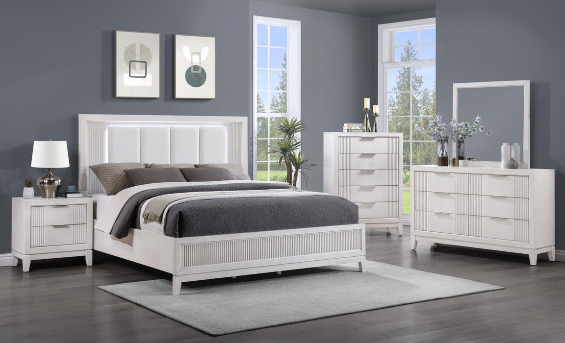 B252 Bed Frame-Dresser-Mirror-Chest-Nightstand