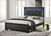 B395 Black Led Bed Frame - Furniture Citi (Multi Location - MI)