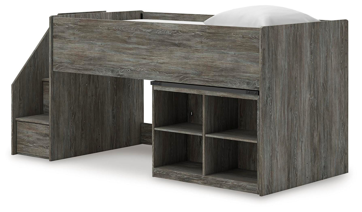 Frandern Loft Bed with Bookcase Storage - Furniture Citi (Multi Location - MI)