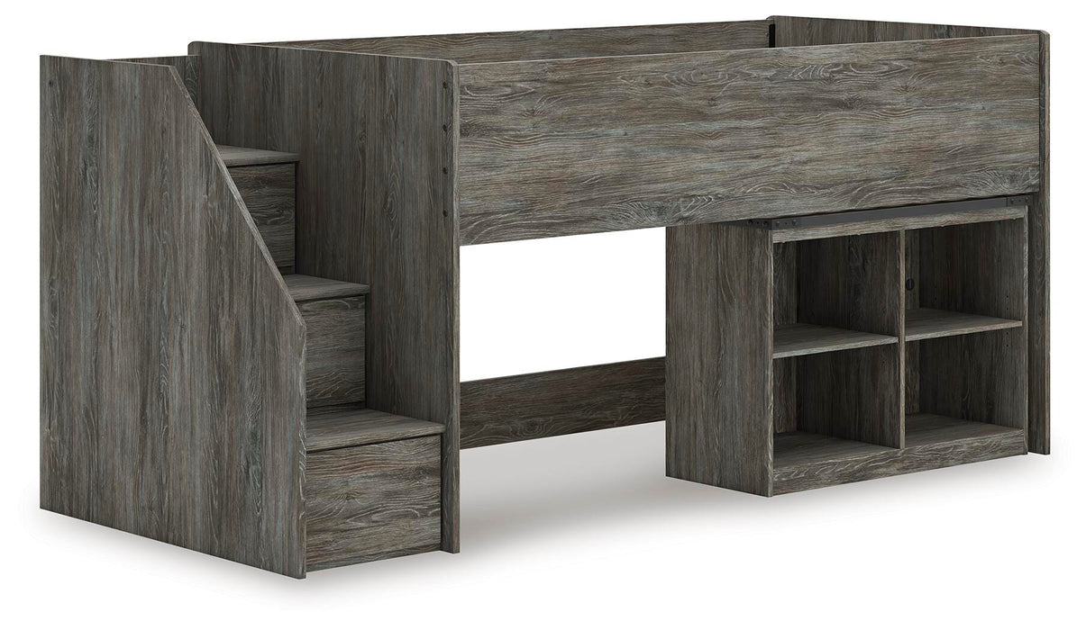 Frandern Loft Bed with Bookcase Storage - Furniture Citi (Multi Location - MI)