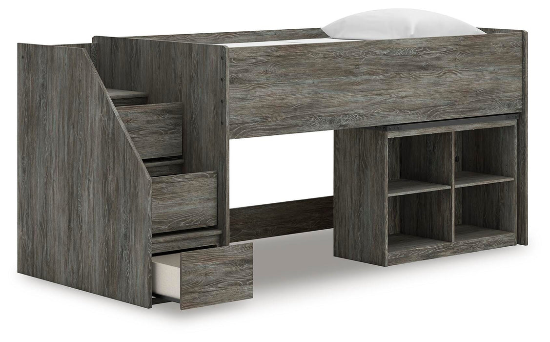 Frandern Loft Bed with Bookcase Storage - Furniture Citi (Multi Location - MI)