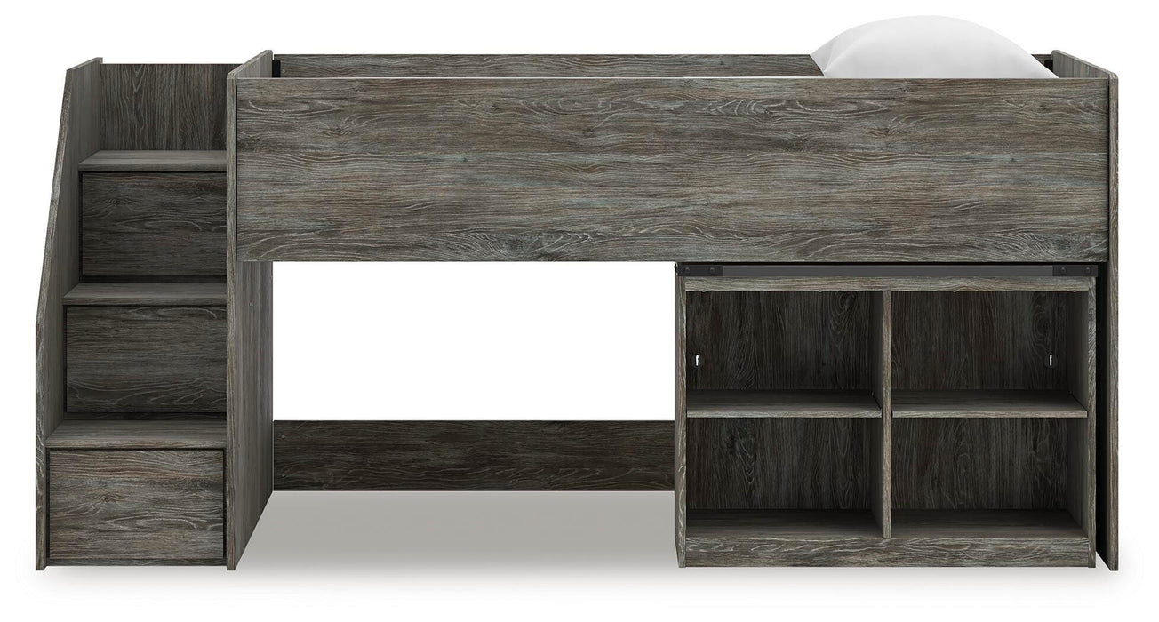 Frandern Loft Bed with Bookcase Storage - Furniture Citi (Multi Location - MI)