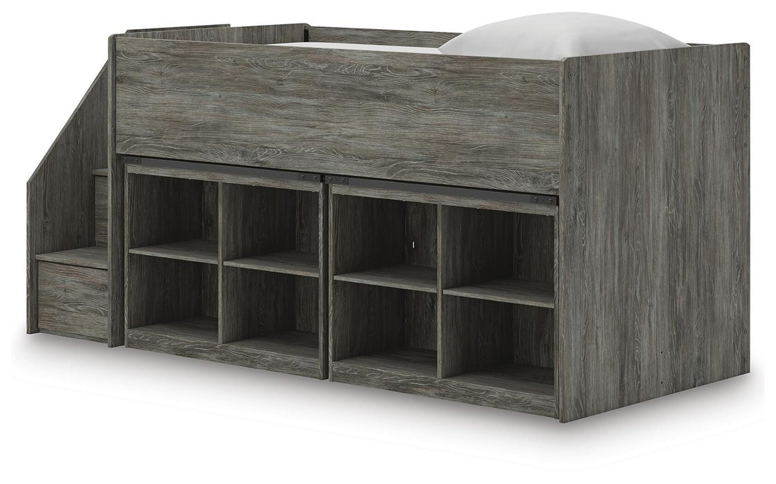Frandern Loft Bed with Bookcase Storage - Furniture Citi (Multi Location - MI)
