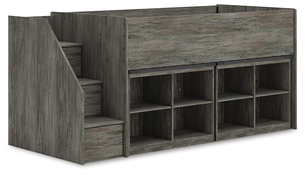 Frandern Loft Bed with Bookcase Storage - Furniture Citi (Multi Location - MI)