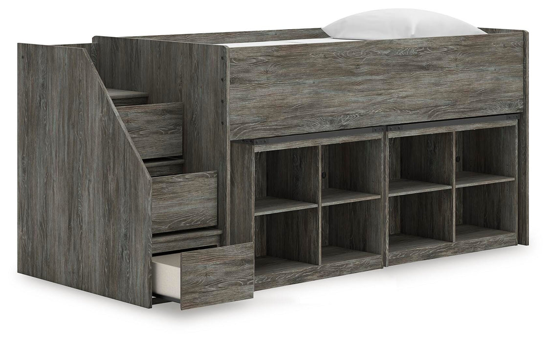 Frandern Loft Bed with Bookcase Storage - Furniture Citi (Multi Location - MI)