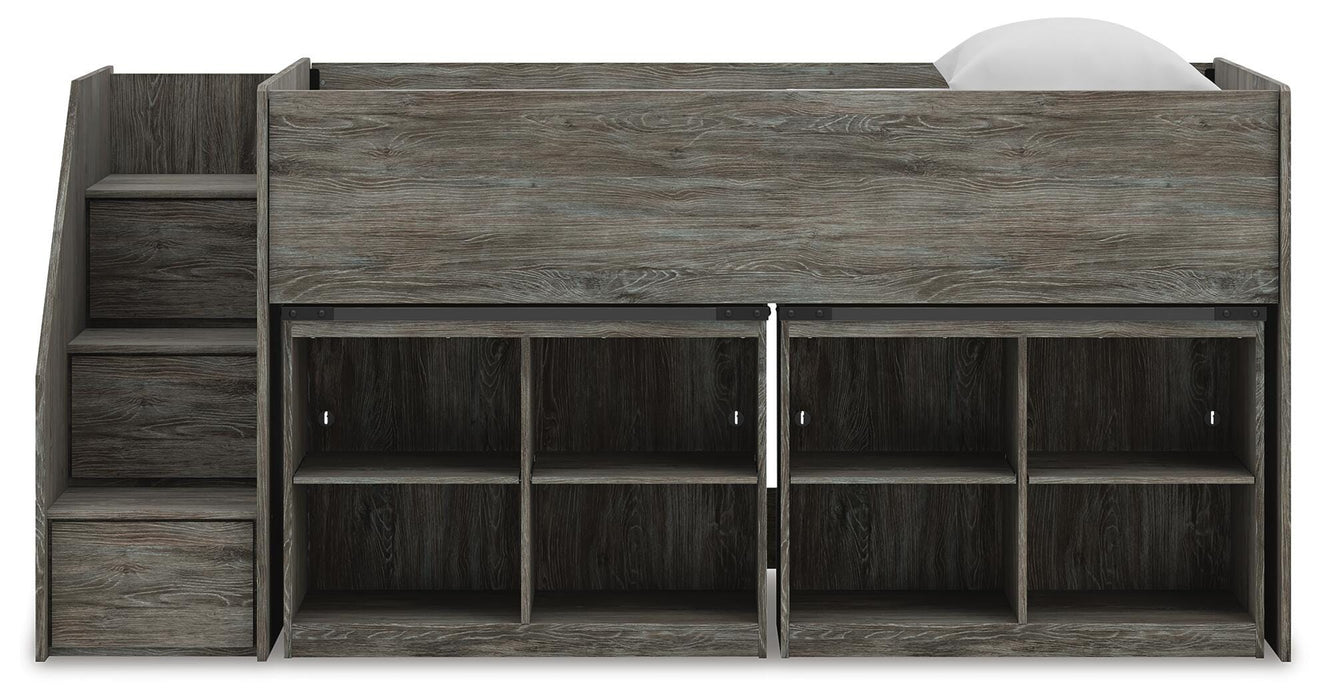 Frandern Loft Bed with Bookcase Storage - Furniture Citi (Multi Location - MI)