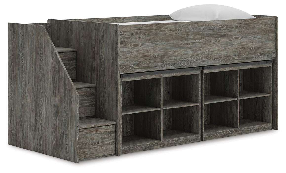 Frandern Loft Bed with Bookcase Storage - Furniture Citi (Multi Location - MI)