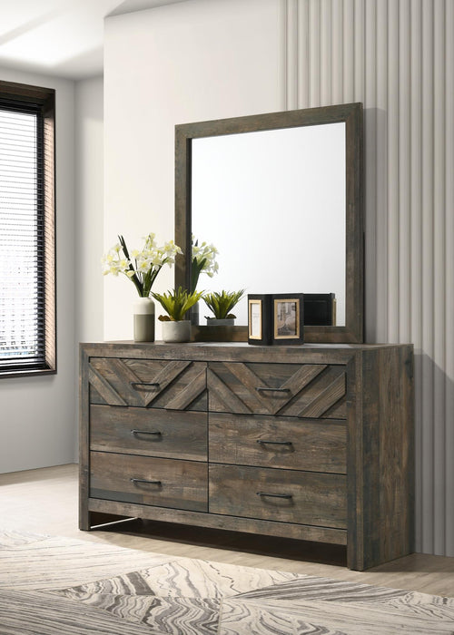 B500 Antique Brown Mirror