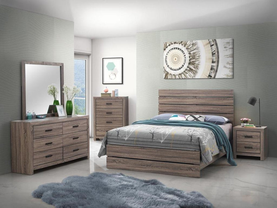 B516 King Bed-Dresser-Mirror