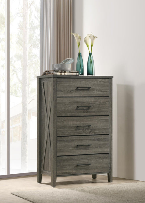 B522 Rustic Gray Chest