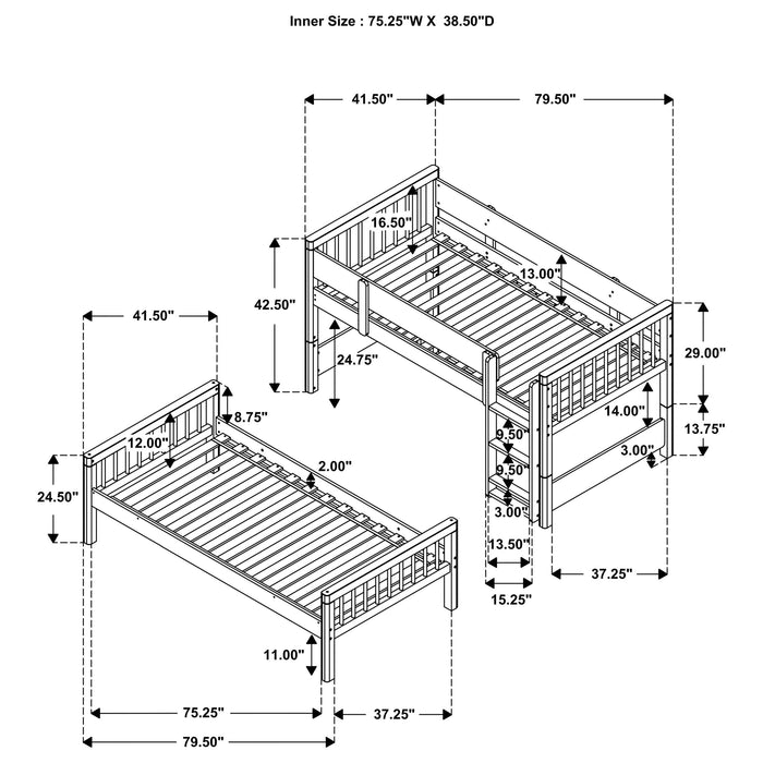 Dakota Bunk Bed - Furniture Citi (Multi Location - MI)