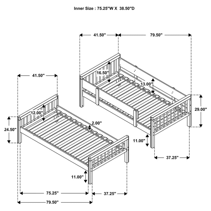 Dakota Bunk Bed - Furniture Citi (Multi Location - MI)