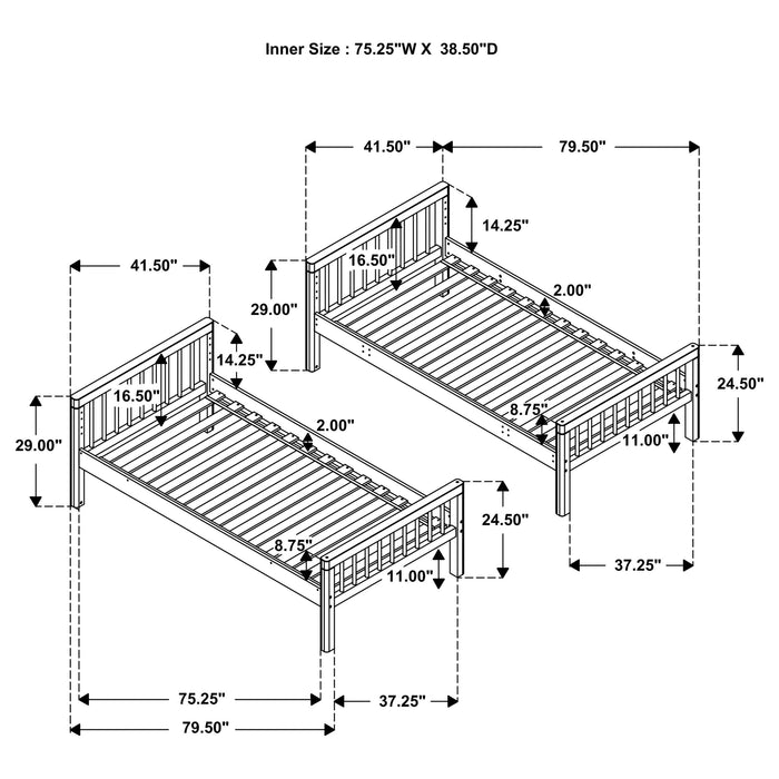 Dakota Bunk Bed - Furniture Citi (Multi Location - MI)