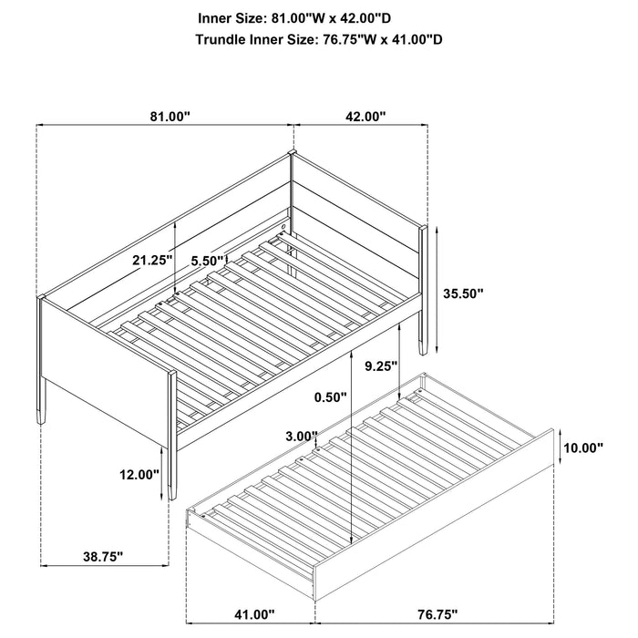 Calinda Daybed with Trundle - Furniture Citi (Multi Location - MI)