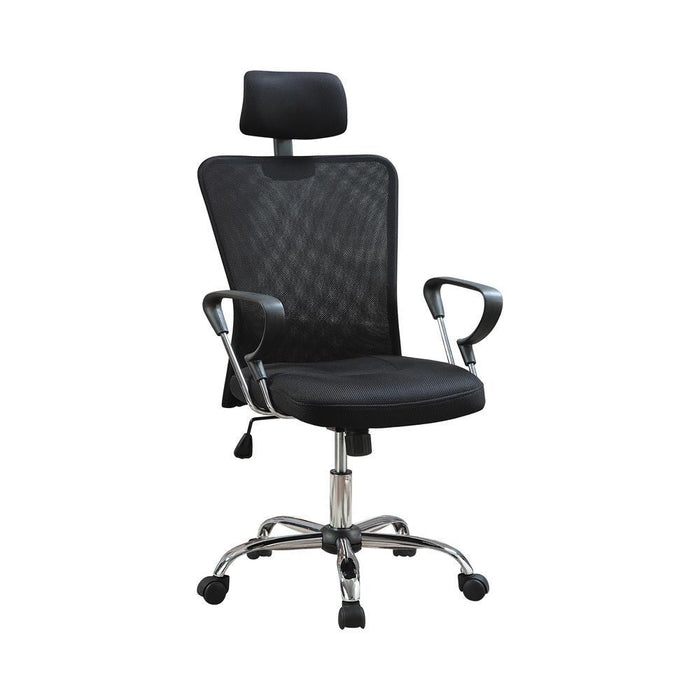 Stark Mesh Back Office Chair Black and Chrome - Furniture Citi (Multi Location - MI)