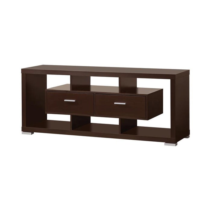 Casey 2-drawer Rectangular TV Console Cappuccino - Furniture Citi (Multi Location - MI)